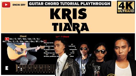 Kris - Tiara ( Guitar Chord Tutorial Playthrough + Lyrics ) - YouTube