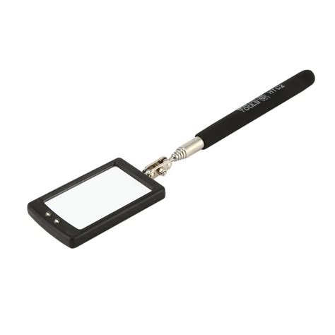 Telescoping Flexible Inspection Mirror with Bright LED Lighting 360 Swivel for Extra Viewing ...