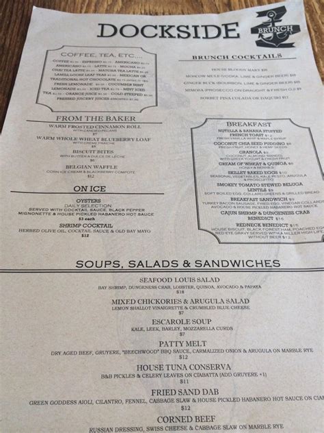 Menu at Playa Provisions pub & bar, Los Angeles, 119 Culver Blvd