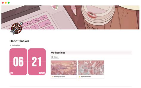 Habit Tracker Template | Notion Marketplace