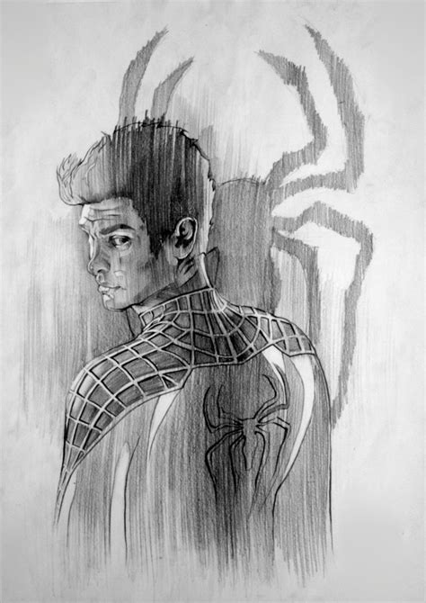 Spiderman Pencil Drawing at PaintingValley.com | Explore collection of ...