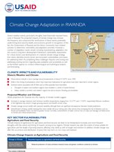 Climate Change Adaptation in Rwanda Fact Sheet | Global Climate Change