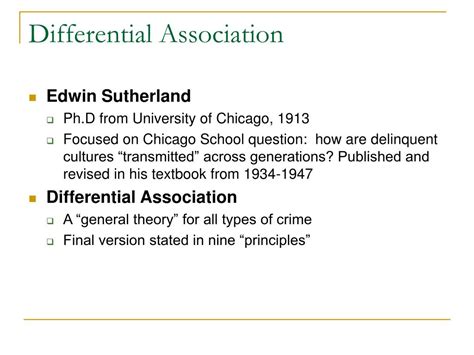 Edwin Sutherland's Theory Of Differential Association Sale | innoem.eng.psu.ac.th