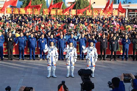 China has sent its youngest-ever astronaut crew to the Tiangong space ...