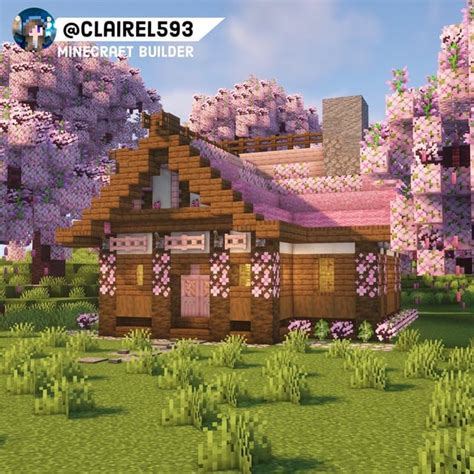 1.20 Cherry Blossom Cottage : r/BakeryBuilds