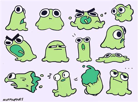 ArtStation - Cute Blob Character Design