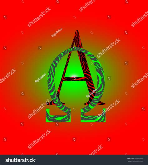 Alpha Omega Letters Greek Alphabet Stock Illustration 796276933 ...