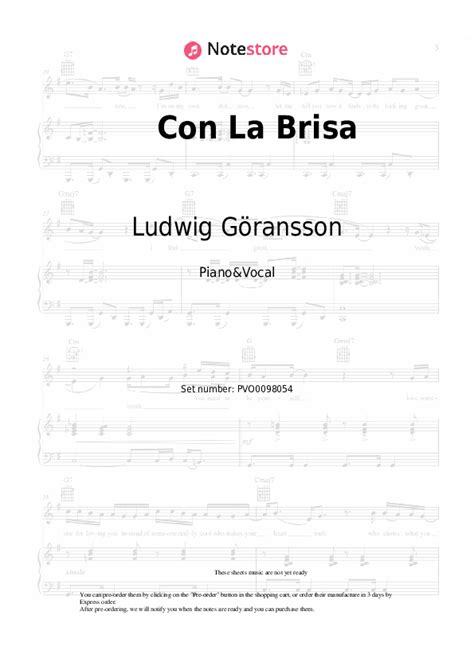 Foudeqush, Ludwig Göransson - Con La Brisa sheet music for piano with ...