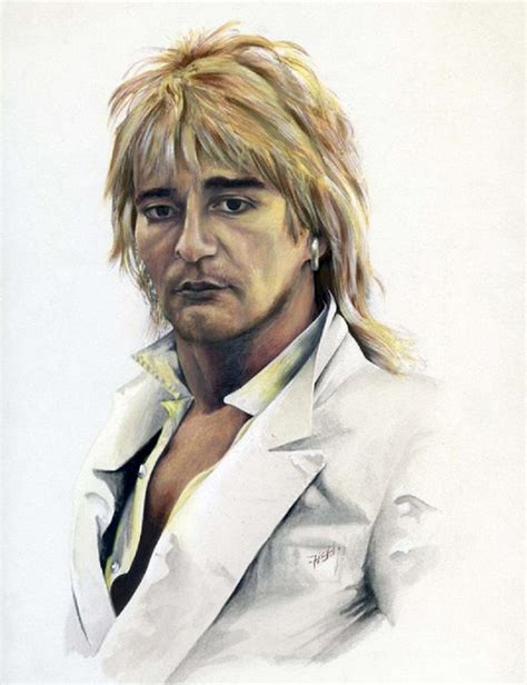 ROD STEWART | Singer art, Celebrity prints, Musical art