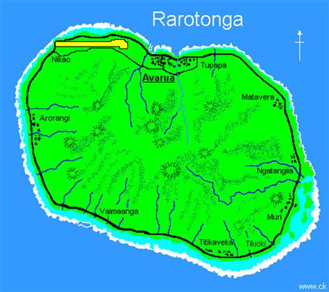 Large Rarotonga Maps for Free Download and Print | High-Resolution and ...