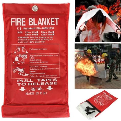 Home Safety Fire Blanket for Emergency Survival Safety Cover | JEOS STORE | Emergency blanket ...