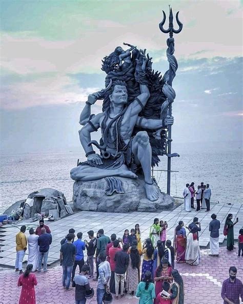 Biggest Gangadareswara sculpture unveiled in Trivandrum Kerala | Shiva ...