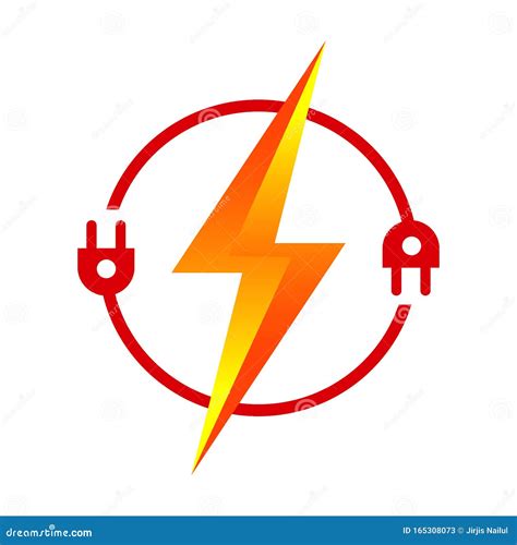 Electricity Logo, Electric Logo and Icon Vector Design Template Stock Vector - Illustration of ...