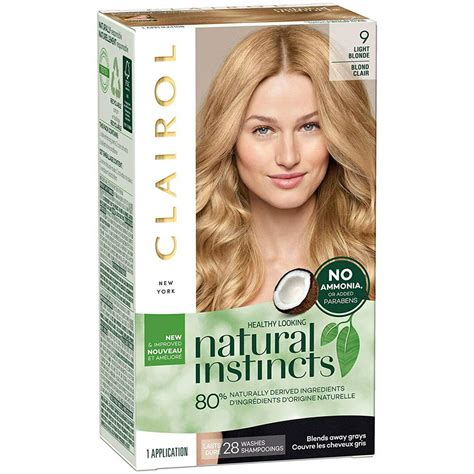 Natural Instincts Non-Permanent Color, 09 Light Blonde 1 ea (Pack of 3 ...