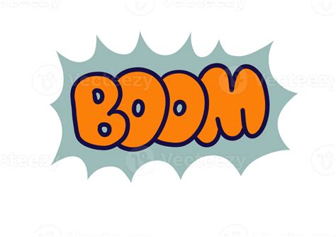 boom in graffiti tekst effect 18972591 PNG