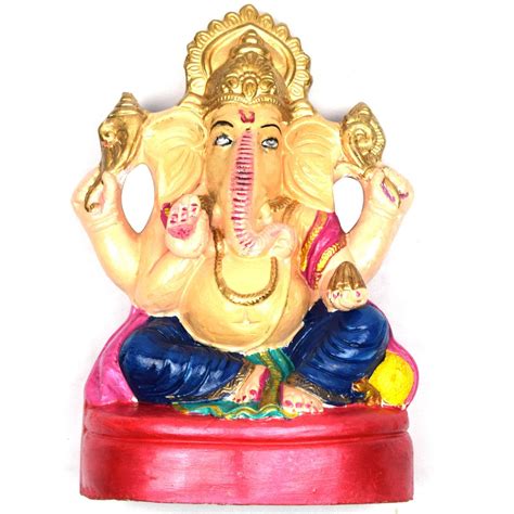 Multicolor Traditional Ganesh Idol at Rs 85/piece in New Delhi | ID: 13553325055