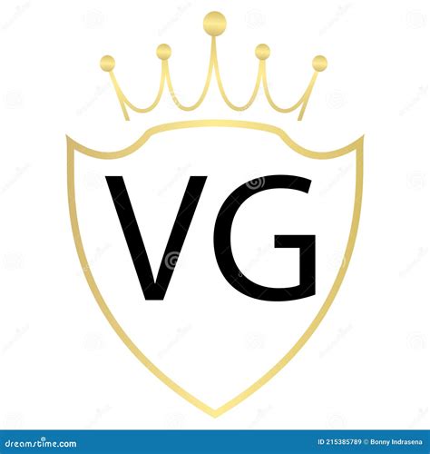 VG Letter Logo Design with Simple Style Stock Vector - Illustration of ...