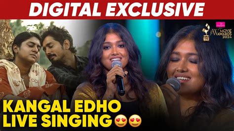 Kangal Edho Live Singing 😍😍 | Digital Exclusive! | Chithha| Singer Srinivas Favourite Song | JFW ...