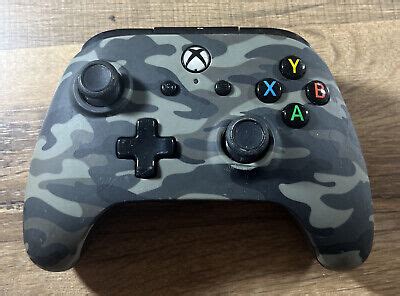 Xbox One 1, Series X/S Power A Gray Camo Camouflage Controller / No USB ...