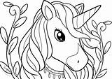 Beautiful Unicorn Coloring Page For Kids 51% OFF sketch template