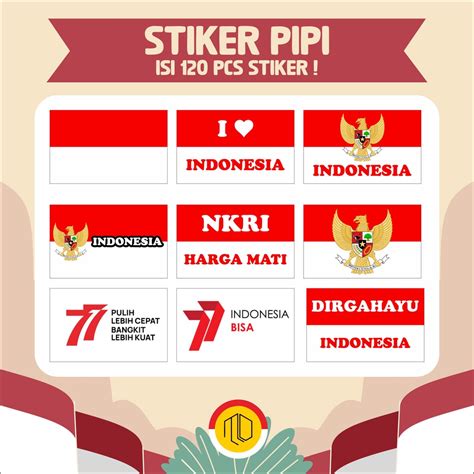 Jual Sticker Pipi Bendera Merah Putih Stiker Hut Ri Kemerdekaan | Porn ...