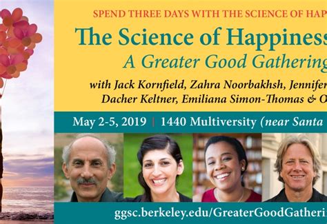 The Science of Happiness: A Greater Good Gathering | GGSC