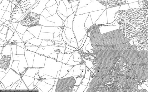 Old Maps of Stowe School, Buckinghamshire - Francis Frith