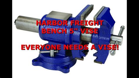 Every Shop Needs This Tool! New Harbor Freight Bench Vise Review - YouTube