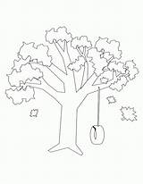 Tree Swing Colouring Pages  Coloring Home sketch template