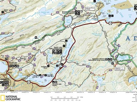 Cedar River Flow Campsite Map - San Juan County Utah Map