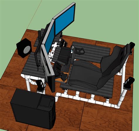 Sim Rig + Gaming Desk / My DIY Racing Rig Project