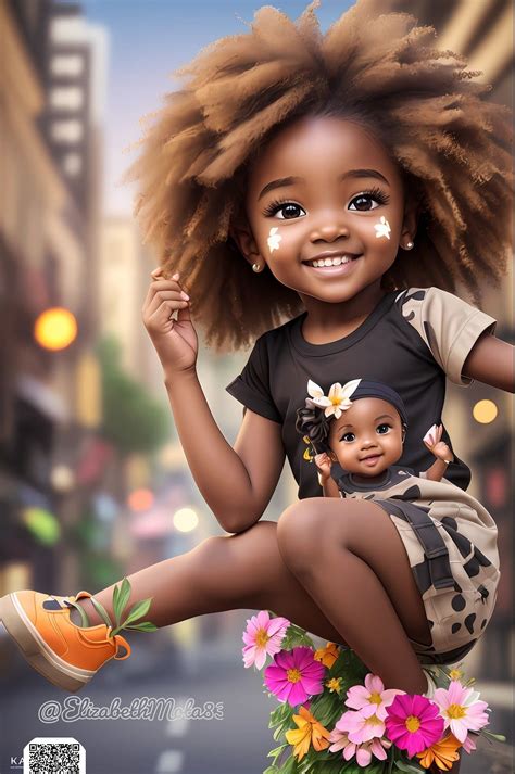 Black Like Me, Black Love Art, Black Girl Art, Black Is Beautiful, Art Girl, Baby Cartoon, Girls ...