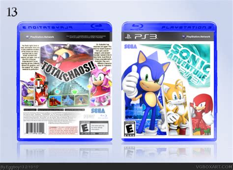 Sonic Adventure: Playstation 3 PlayStation 3 Box Art Cover by Eggboy'13