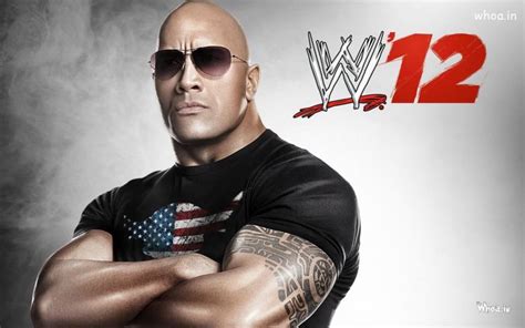 Dwayne Johnson-The Rock WWE 12 HD WWE Wallpaper