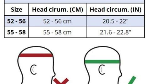 Eight Ball Skate Helmet Size chart | SkatePro