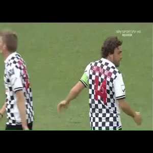 Fernando Alonso free-kick goal in the Traditional pre-‪Monaco GP‬ football match. | Troll Football