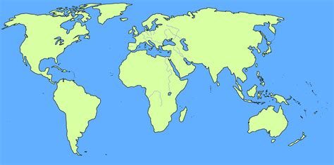 Политическая карта мира для 3 класса окружающий мир