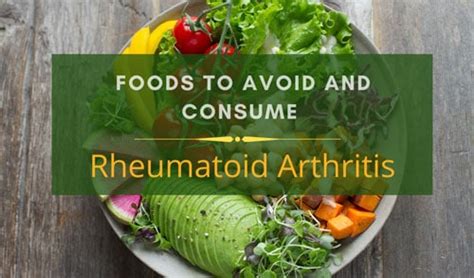 Diet Plan for Rheumatoid Arthritis - Healthy Diet Plan