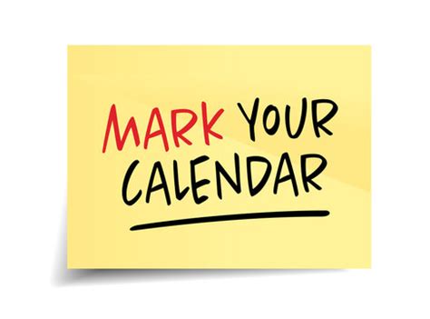 Mark your calendar image - Ravenna City Schools - Ohio - Clip Art Library