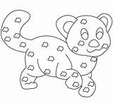 Coloring Pages Ocelot Big Jaguar Cat Leopard Realistic Printable Dwarf  sketch template