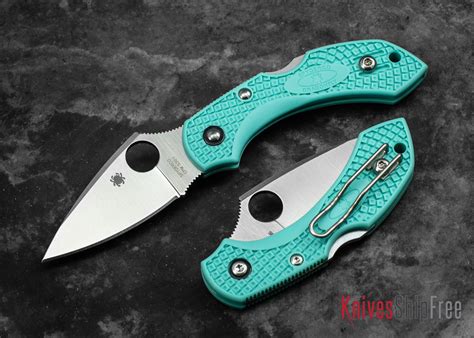 Spyderco: Dragonfly 2 - Teal FRN - CPM-S30V | All Knives Ship Free