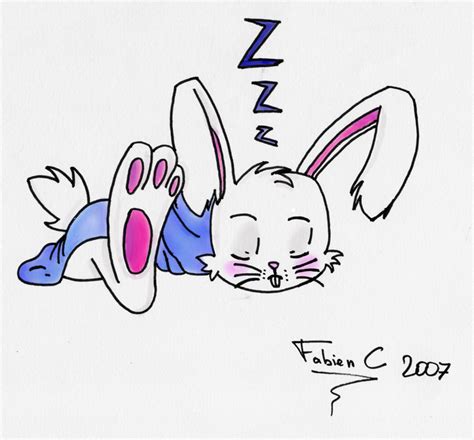 sleeping bunny by sloft on DeviantArt