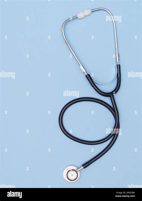 Medical pediatric or paediatric stethoscope on blue Stock Photo - Alamy