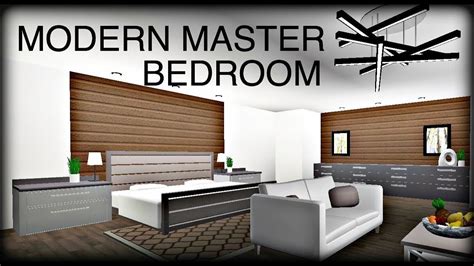 Master Bathroom Bloxburg | Modern master bedroom, Modern bedroom, Modern style bedroom