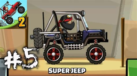 Hill Climb Racing 2 - SUPER JEEP Gameplay Walkthrough Part 5 (iOs ...