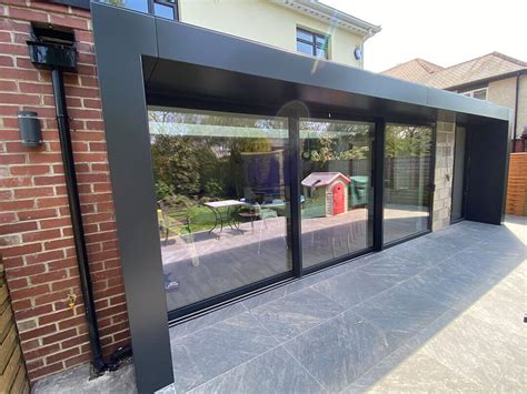 Black Patio Door to Black Grey RAL 7021 - Colour-Tec - uPVC Colour ...