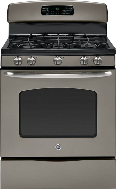 GE gas range in Slate finish | Slate | Pinterest | Stove, Slate and Ranges