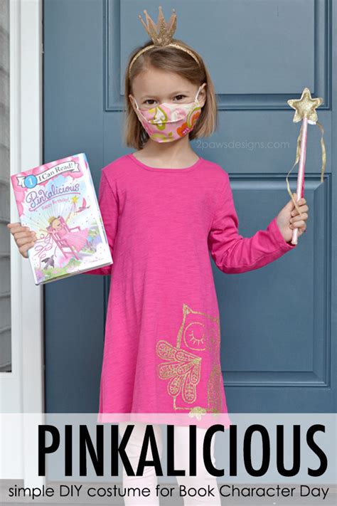 Pinkalicious Costume for Book Character Day - 2paws Designs