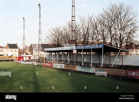 Covered terrace at Welling United FC Football Ground, Park View Road ...