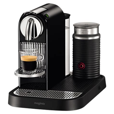 Magimix Nespresso Citiz & Milk Coffee Machine in Black | Juicers.ie